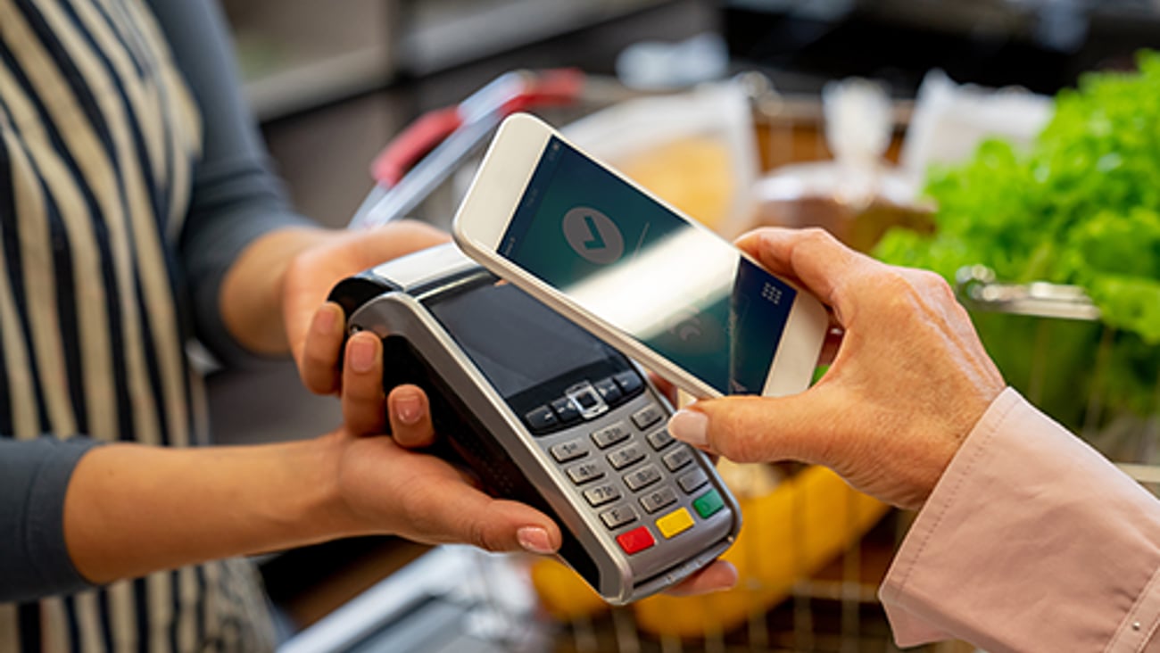 In-store mobile payment.