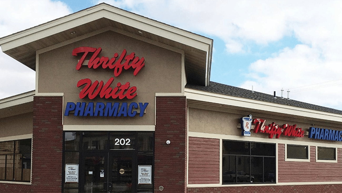 thrifty white exterior