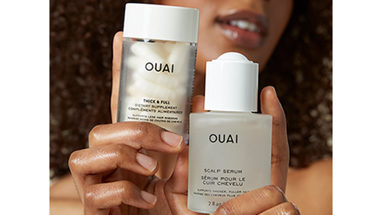 Ouai Scalp Serum and Thick & Full Supplements