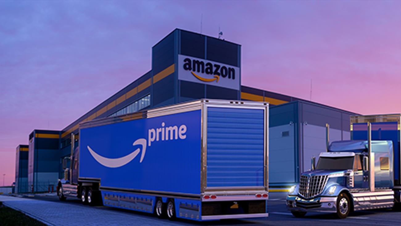 amazon distribution truck teaser