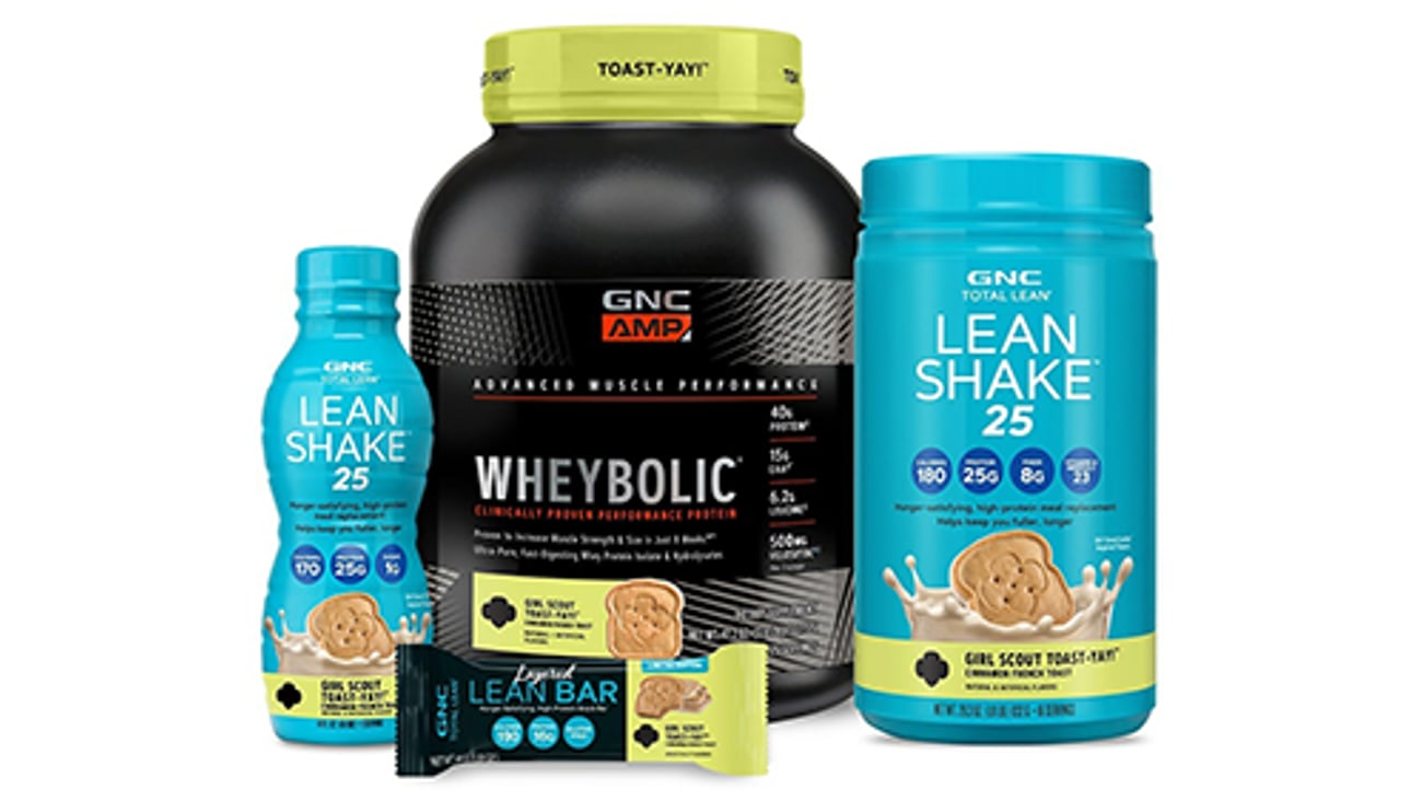 GNC Girl Scout Toast-Yay products