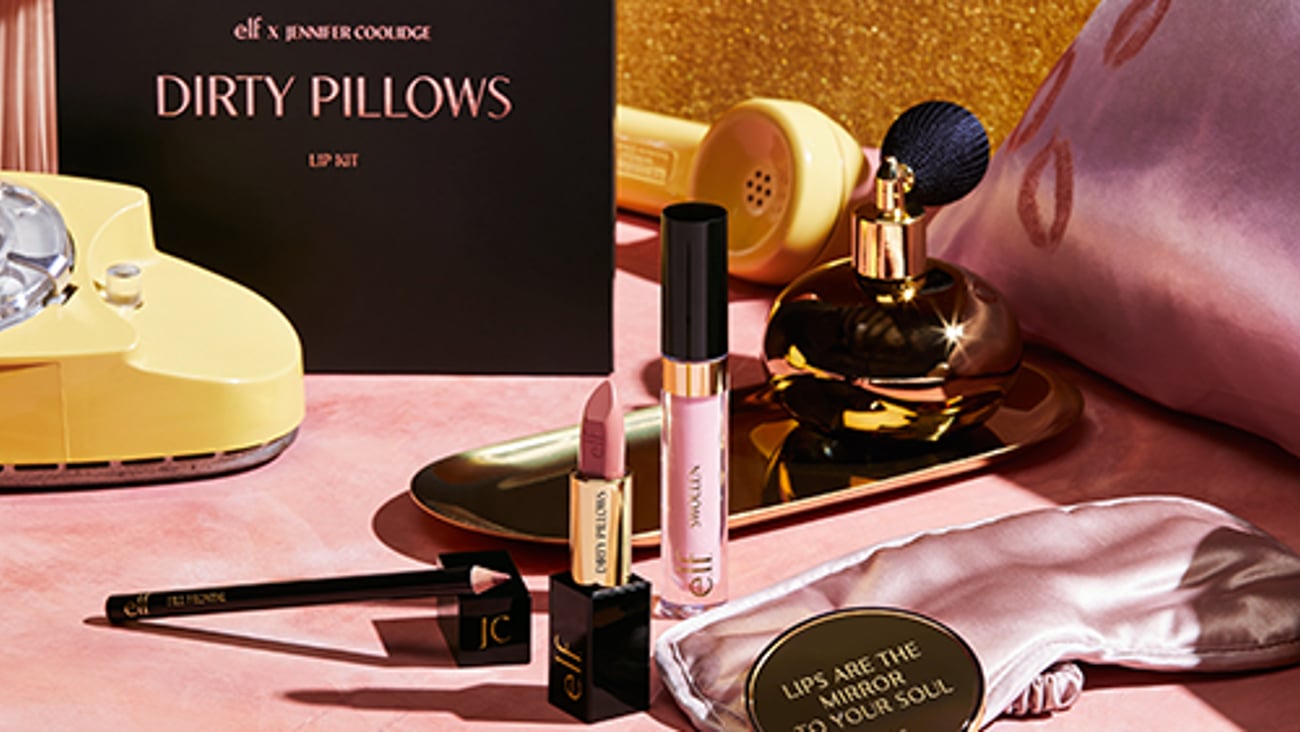 e.l.f. x Jennifer Coolidge Dirty Pillows Lip Kit