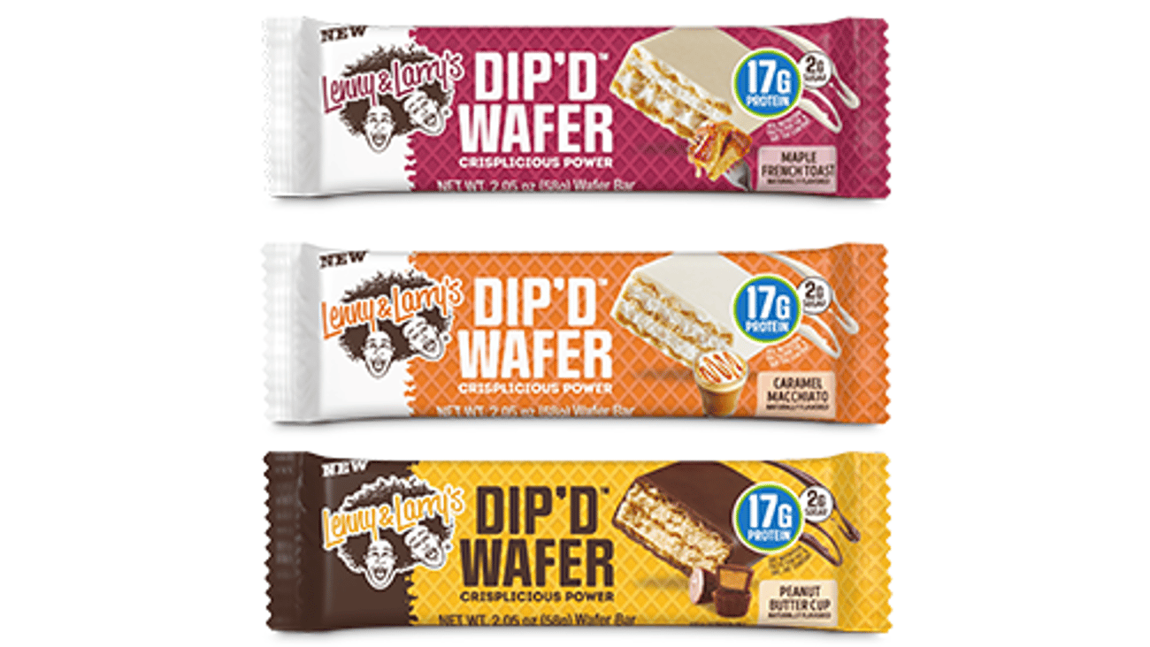 larry and lenny dip'd wafer bar teaser