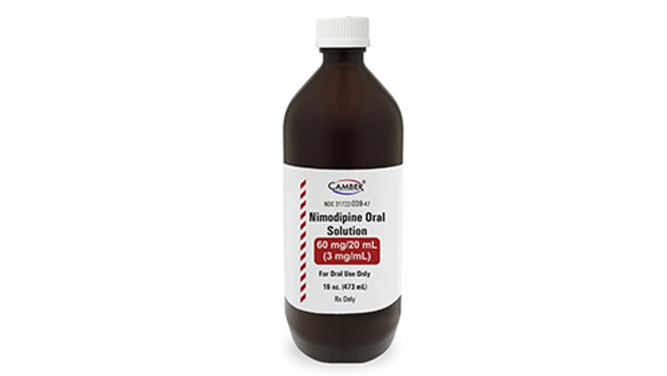 camber Nimodipine oral solution