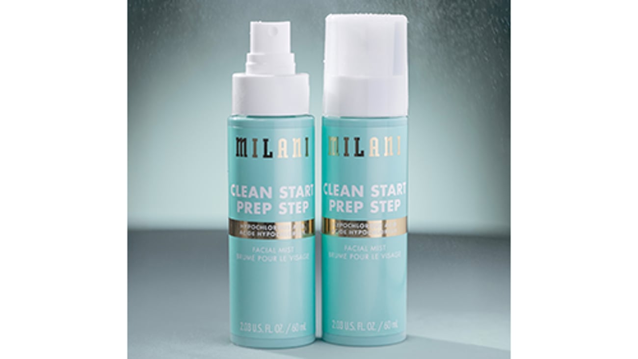 milani cosmetics Clean Start Prep Step Facial Mist 