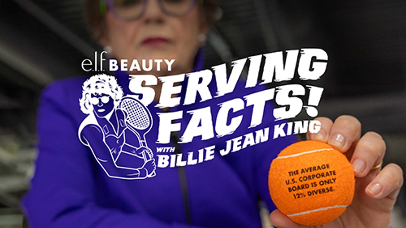 e.l.f. x billie jean king