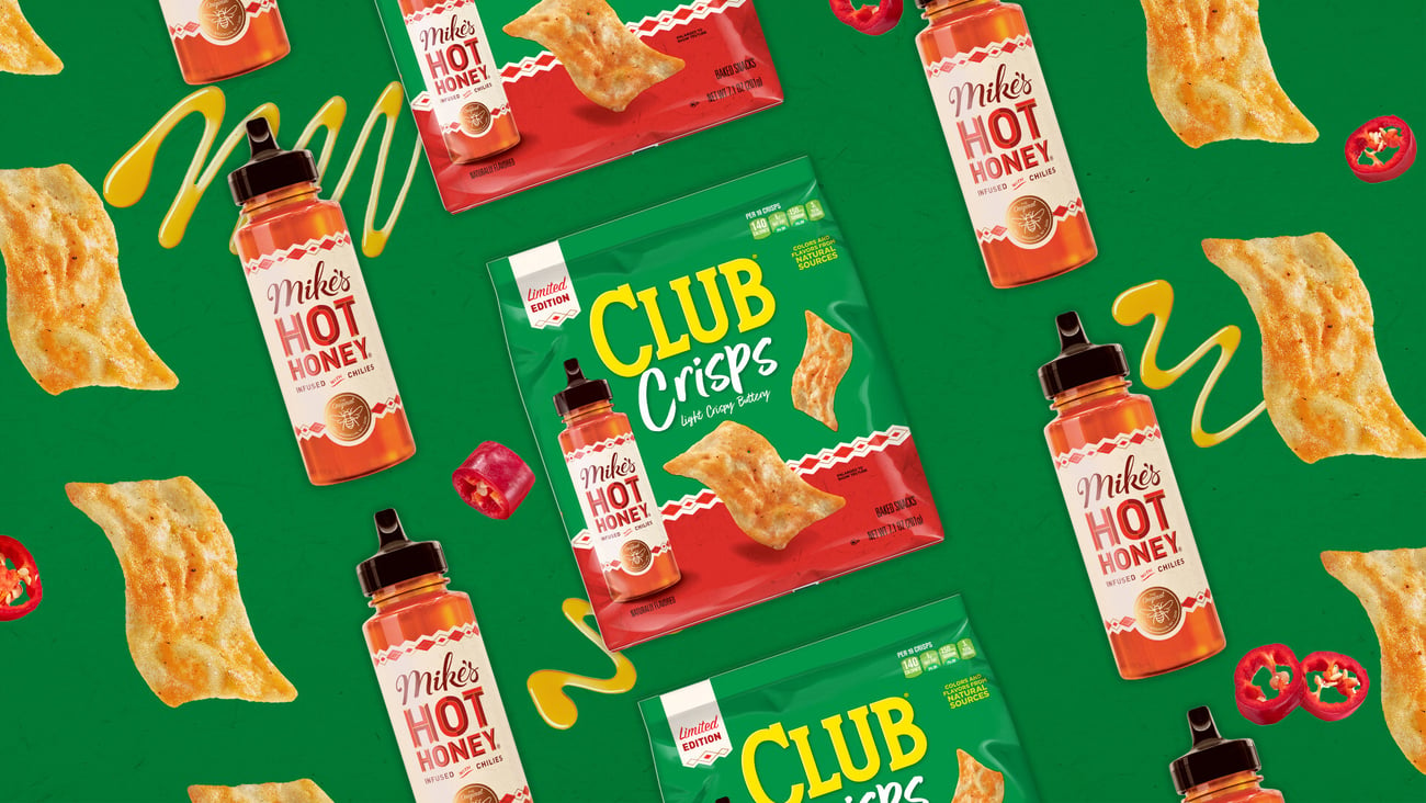 Club Crisps flavored with Mike’s Hot Honey