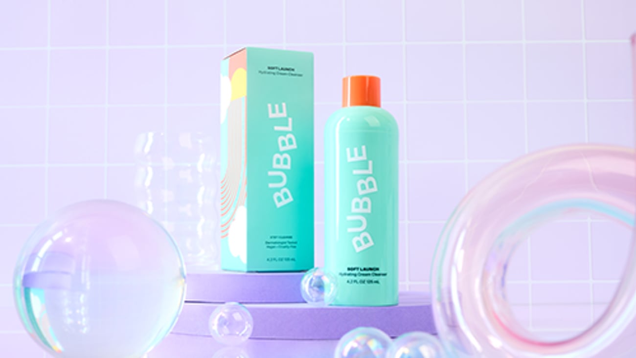 bubble soft launch cleanser