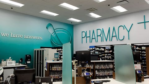 Market 32 pharmacy counter