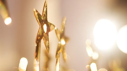 A star trophy award.