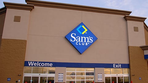 Sam's club exterior.