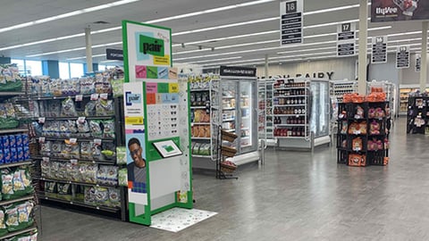 a group of people in a store