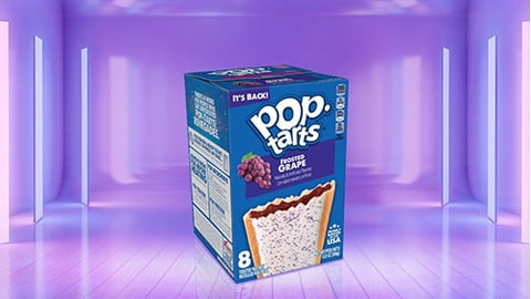 Frosted Grape Pop-Tarts