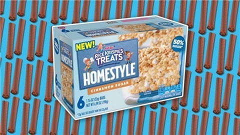 Rice Krispies Treats Homestyle Cinnamon Sugar 