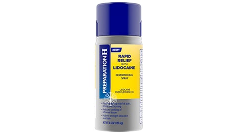 Preparation H Rapid Relief Spray with Lidocaine