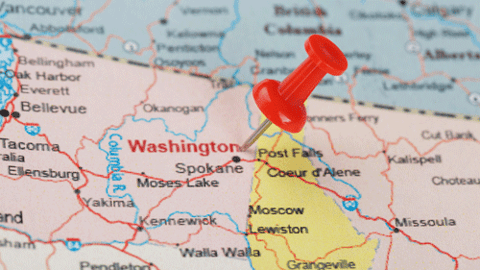 Washington map