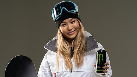 chloe kim monster energy zero sugar