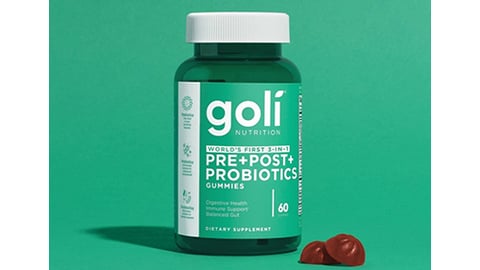 Goli Nutrition 3-in-1 Pre+Post+Probiotics Gummy