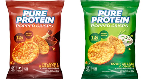 pure protein popped crisps