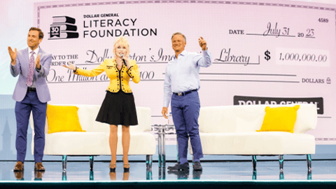 dollar general donation dolly parton literacy fund