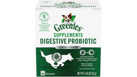 Greenies Digestive Probiotic Supplement Powder for Dogs 