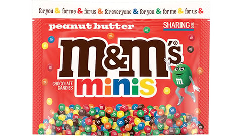 M&M's peanut butter minis