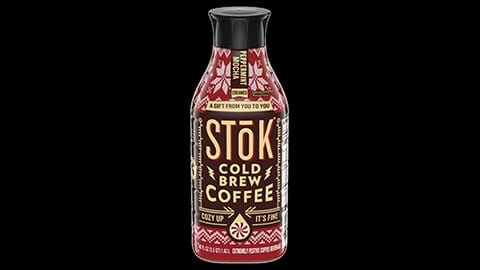 Stōk Cold Brew Coffee’s peppermint mocha 