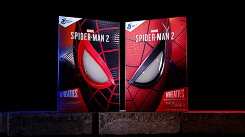 Wheaties x Marvel’s Spider-Man 2 cereal box