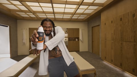 dove men+ care x marshawn lynch