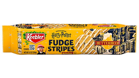 Keebler’s Limited-Edition Harry Potter Butterbeer Fudge Stripes Cookies