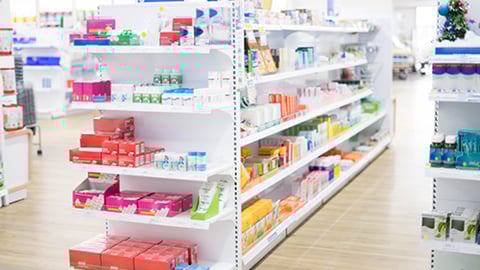 drugstore shelf