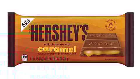 hershey milk chocolate with caramel bar