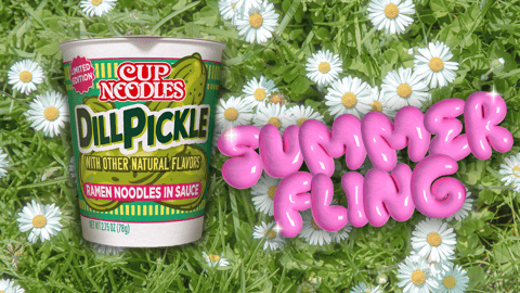cup of noodles pickles