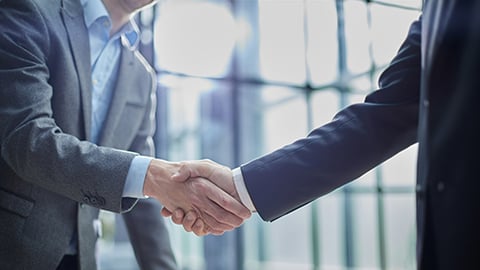 executive handshake