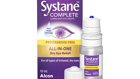 Systane Complete Preservative-Free Lubricant Eye Drops 