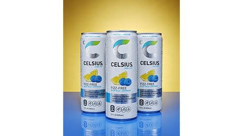 Celsius Fizz-Free in Blue Razz Lemonade 