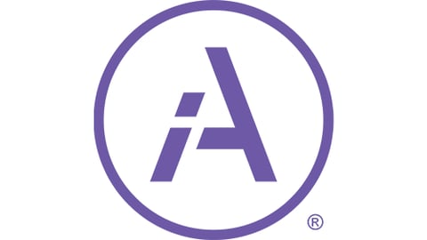 iA web white and purple logo