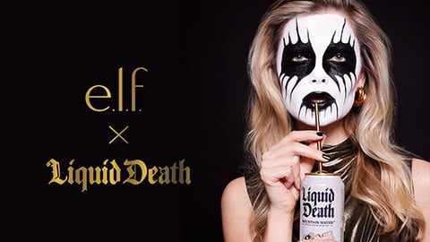 elf cosmetics x liquid death