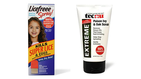 tecnu licefreee product shots