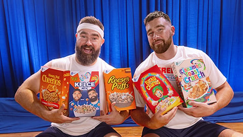 jason kelce x travis kelce x general mills