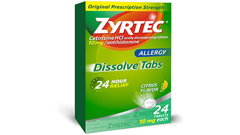 zyrtec dissolve tablet