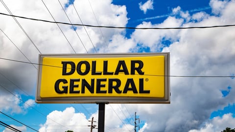 Waynesboro, Ga USA - 07 01 21: Dollar General retail store street sign; Shutterstock ID 2082778615