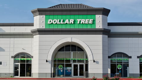 Houston, Texas USA 04-07-2024: Dollar Tree business storefront exterior, parking lot retail company.; Shutterstock ID 2447654073