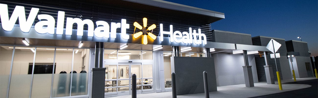 Walmart Health exterior