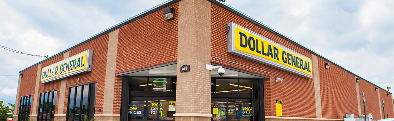 a store in a brick building