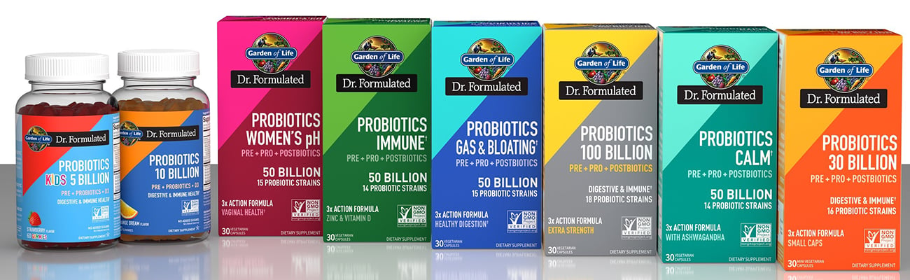 Garden of Life Triple Action Dr. Formulated Probiotics 