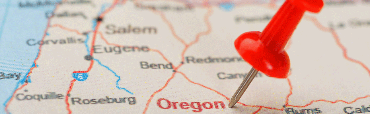 Oregon map