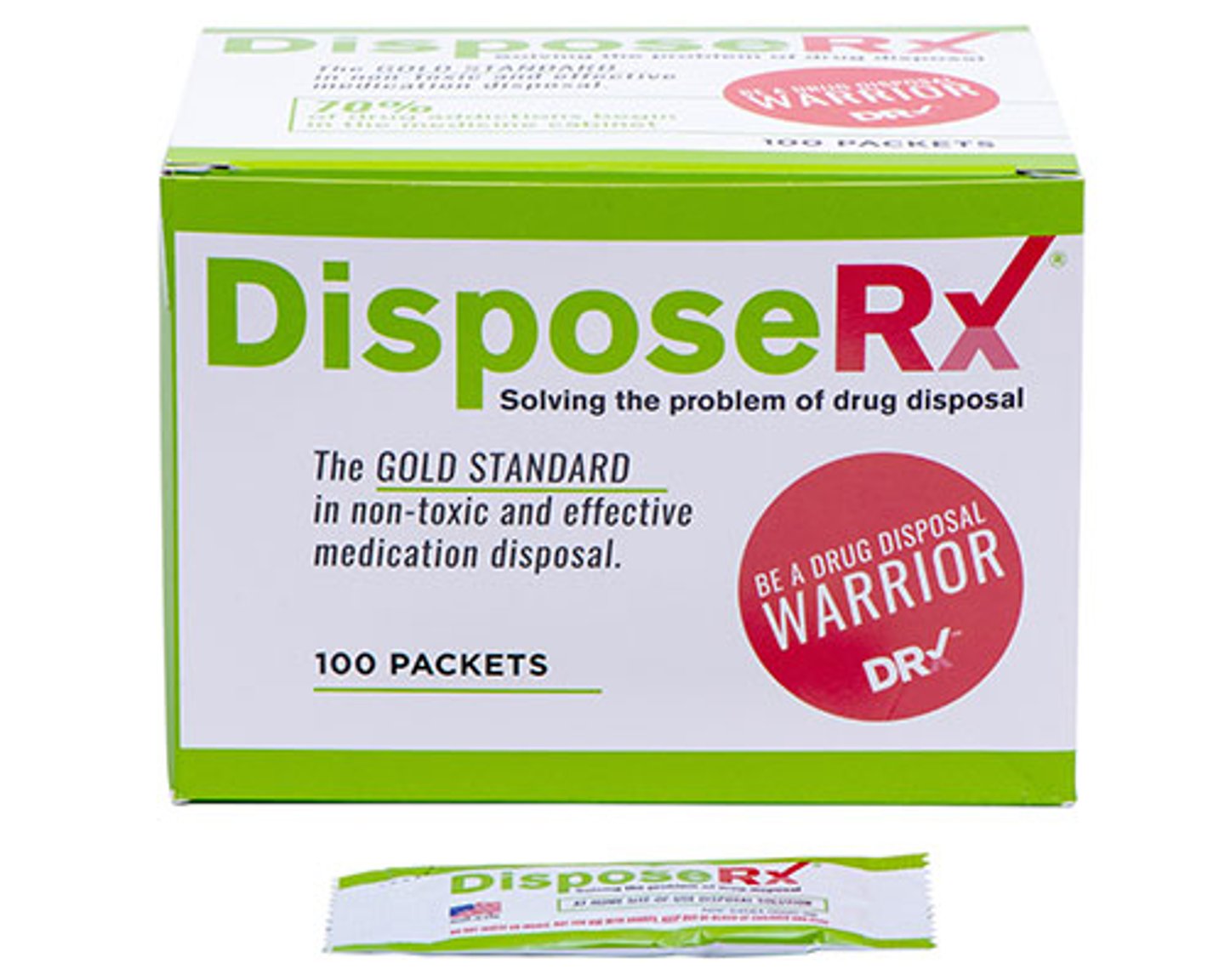 DisposeRx packet and box