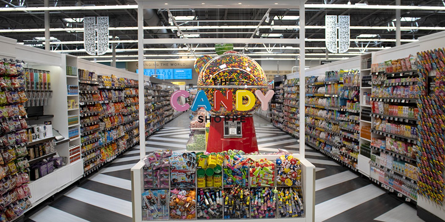 a group of people in a store