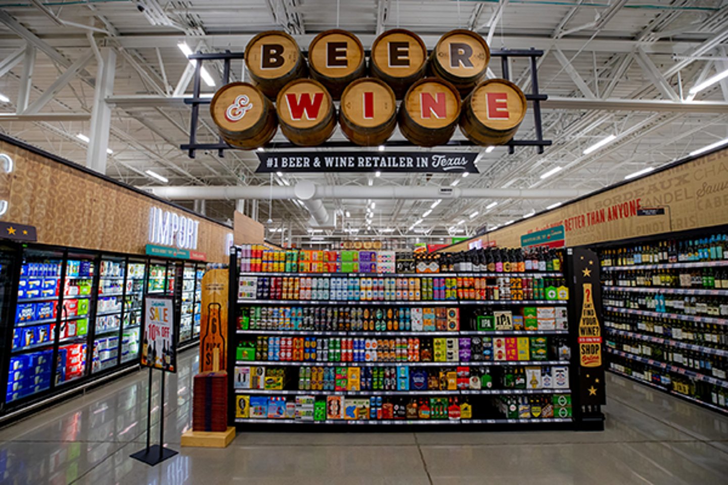 a store inside of a building